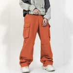 Casual Loose Three-dimensional Pocket Street Overalls – Trendy Youth Trousers for Daily Wear