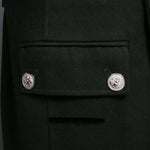 Double-row Retro Woolen Coat Man | Classic Loose Fit Double-Breasted Overcoat | Stylish Flax Blend