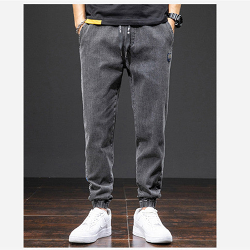 Men’s Fashion Casual Loose Stretch Jeans – Comfortable Cotton Denim Pants for Everyday Wear