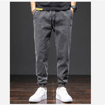 Men’s Fashion Casual Loose Stretch Jeans – Comfortable Cotton Denim Pants for Everyday Wear