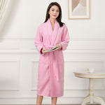 Cotton Terry Bathrobe – Thick Absorbent Towel Pajamas Robe for Adults, All Seasons Comfort