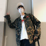 New Men’s Camouflage Denim Jacket – Casual Cotton Jeans Coat for Autumn Fashion & Streetwear